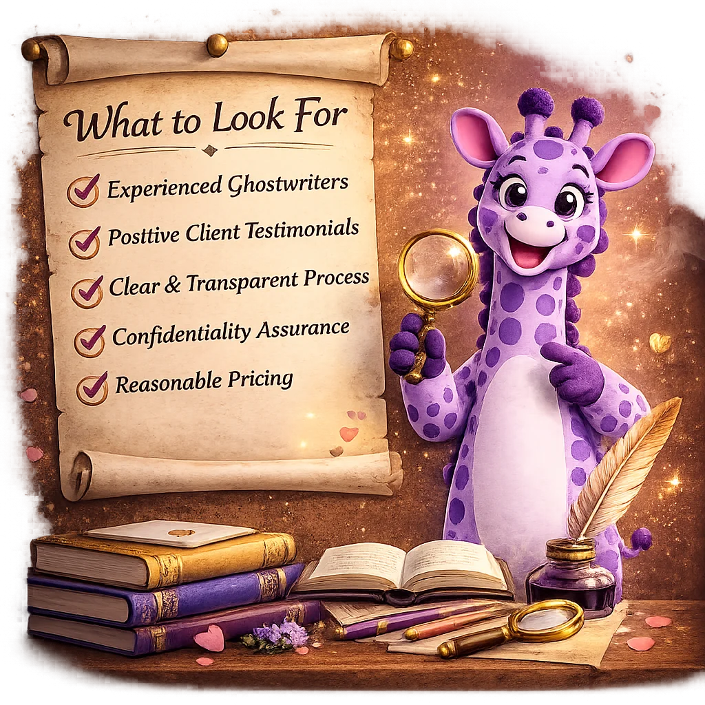 Choosing a children's book ghostwriter with the right experience